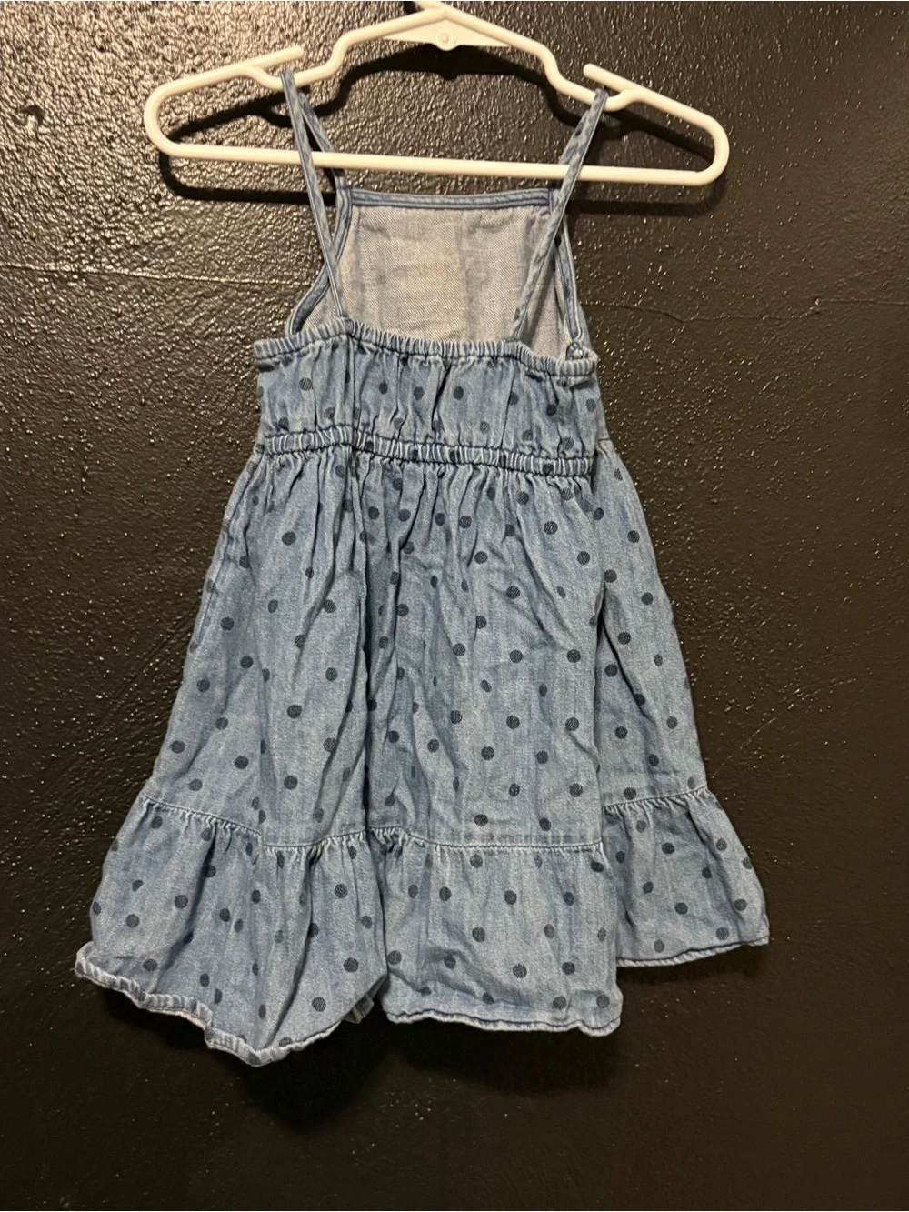 Old Navy Light Blue Polka Dot Sundress for Girls 2T